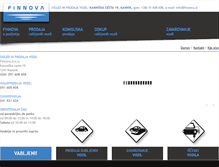 Tablet Screenshot of finnova.si